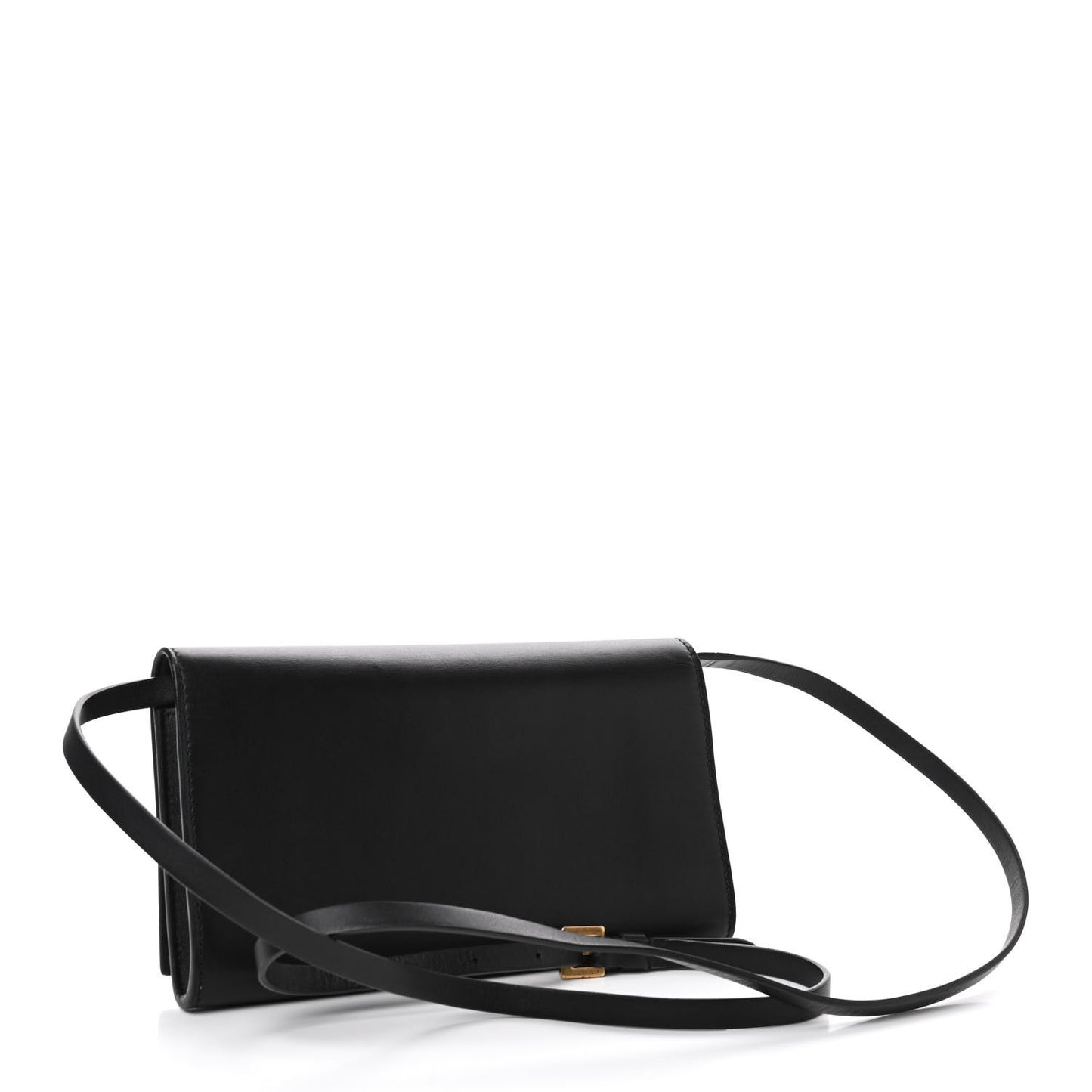 Calfskin Insignia Pouch Black