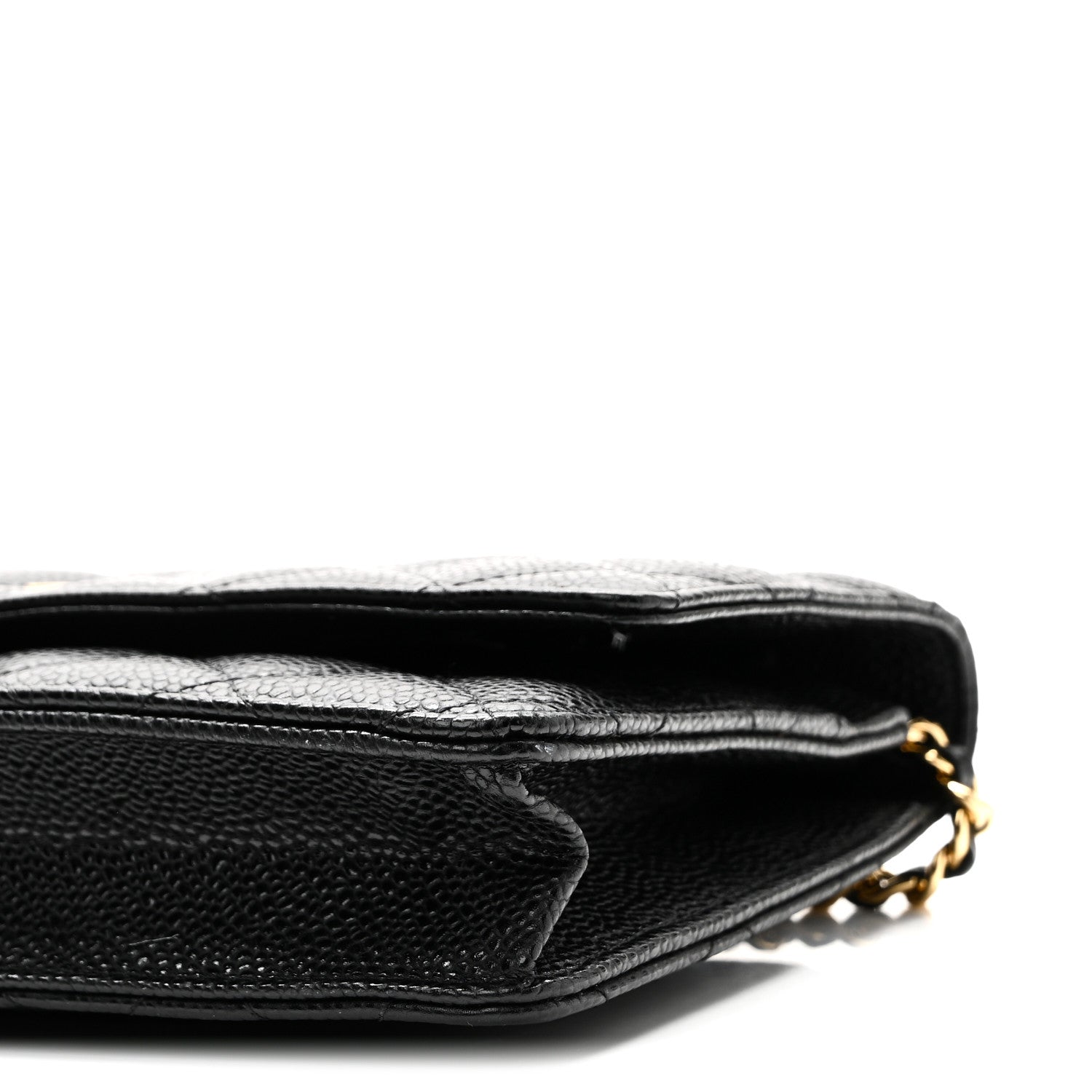 Chanel Caviar Quilted Wallet on Chain WOC Black 11 of 12