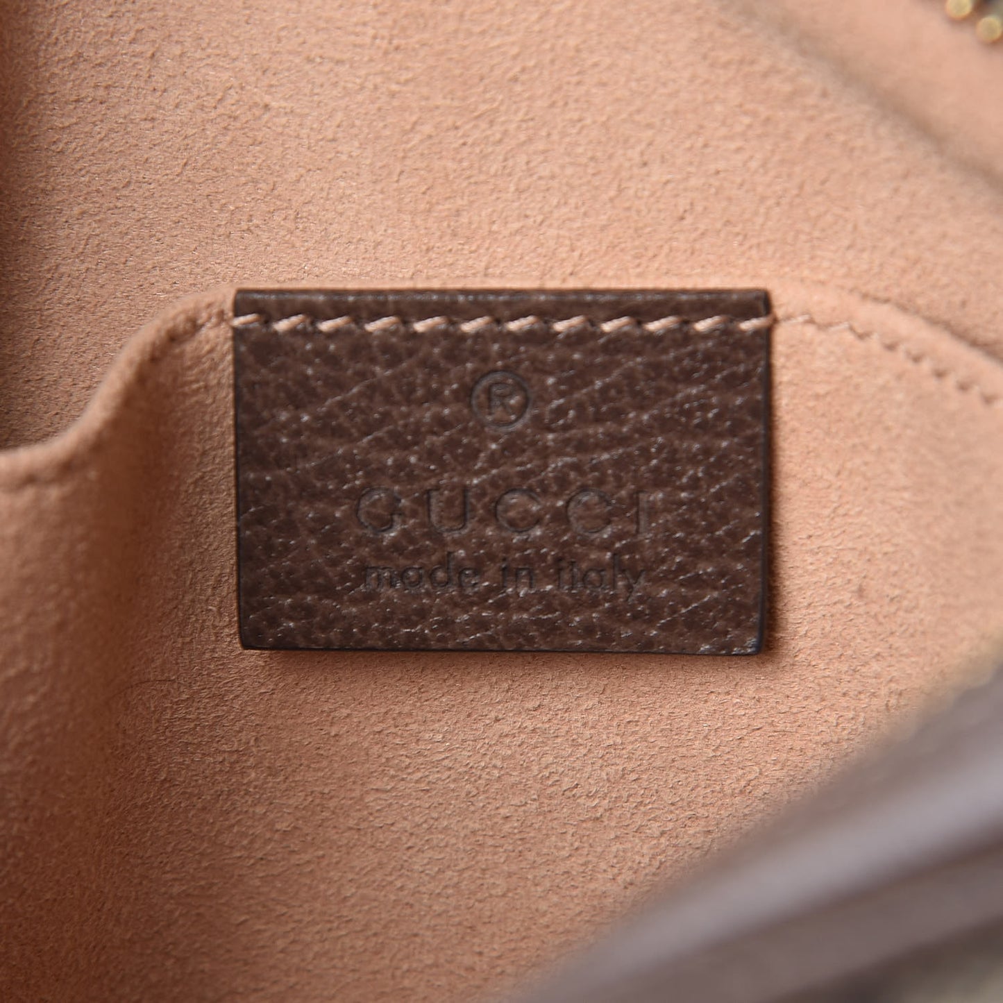 GG Supreme Monogram Web Mini Ophidia Shoulder Bag Brown