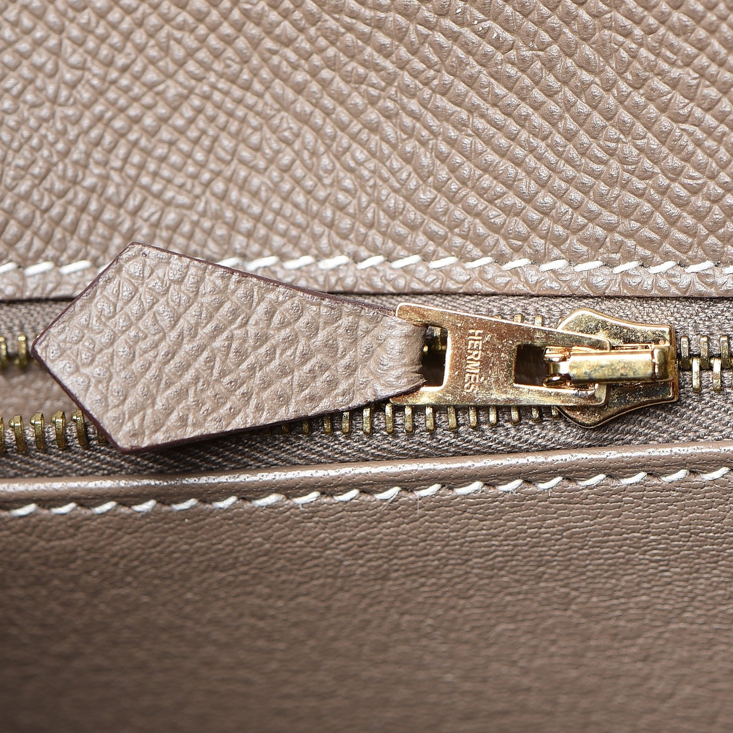 Hermes Epsom Kelly Sellier 32 Etoupe 20 of 34