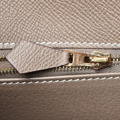 Hermes Epsom Kelly Sellier 32 Etoupe 20 of 34