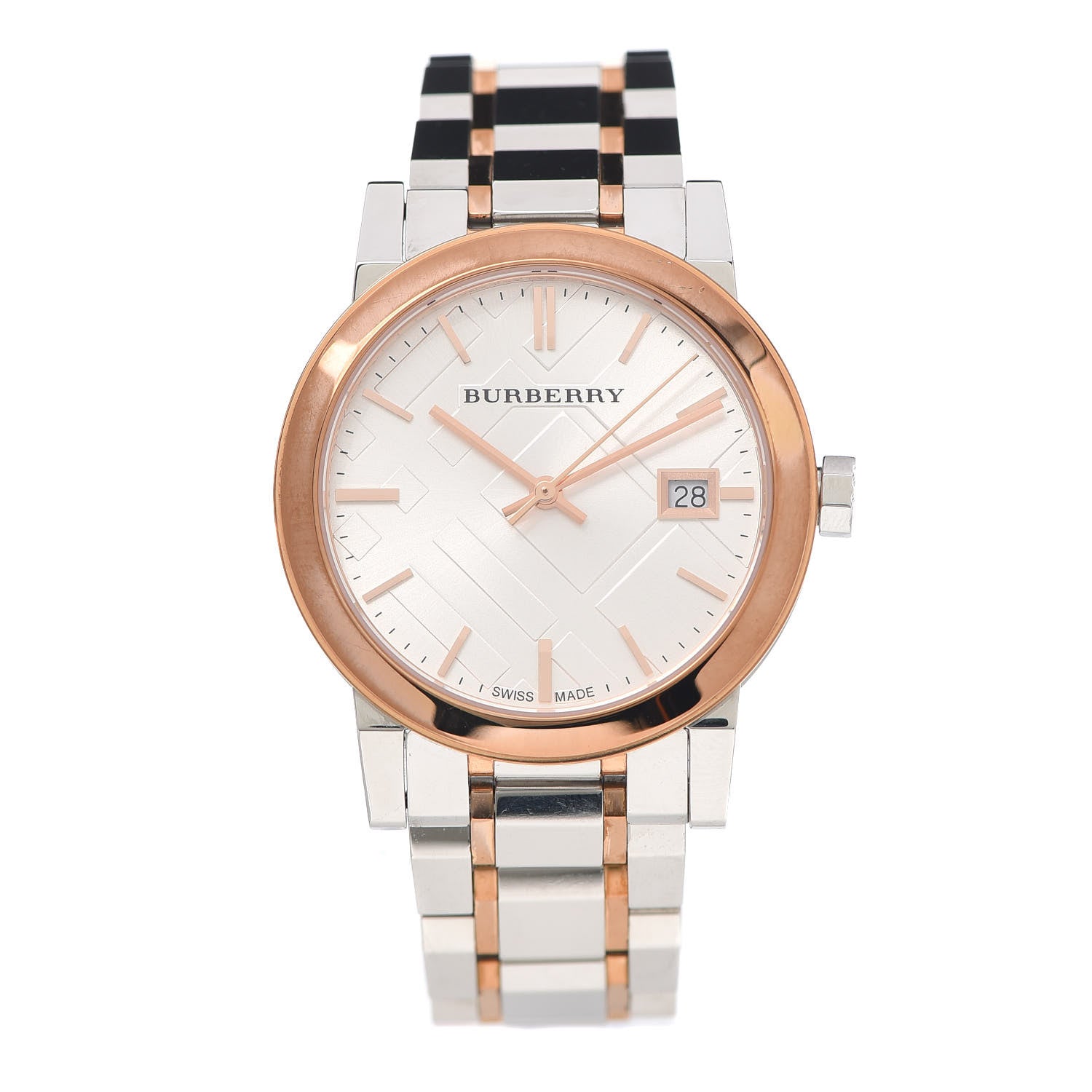 Burberry Stainless Steel 34mm The City Quartz Watch BU9105 1 of 7