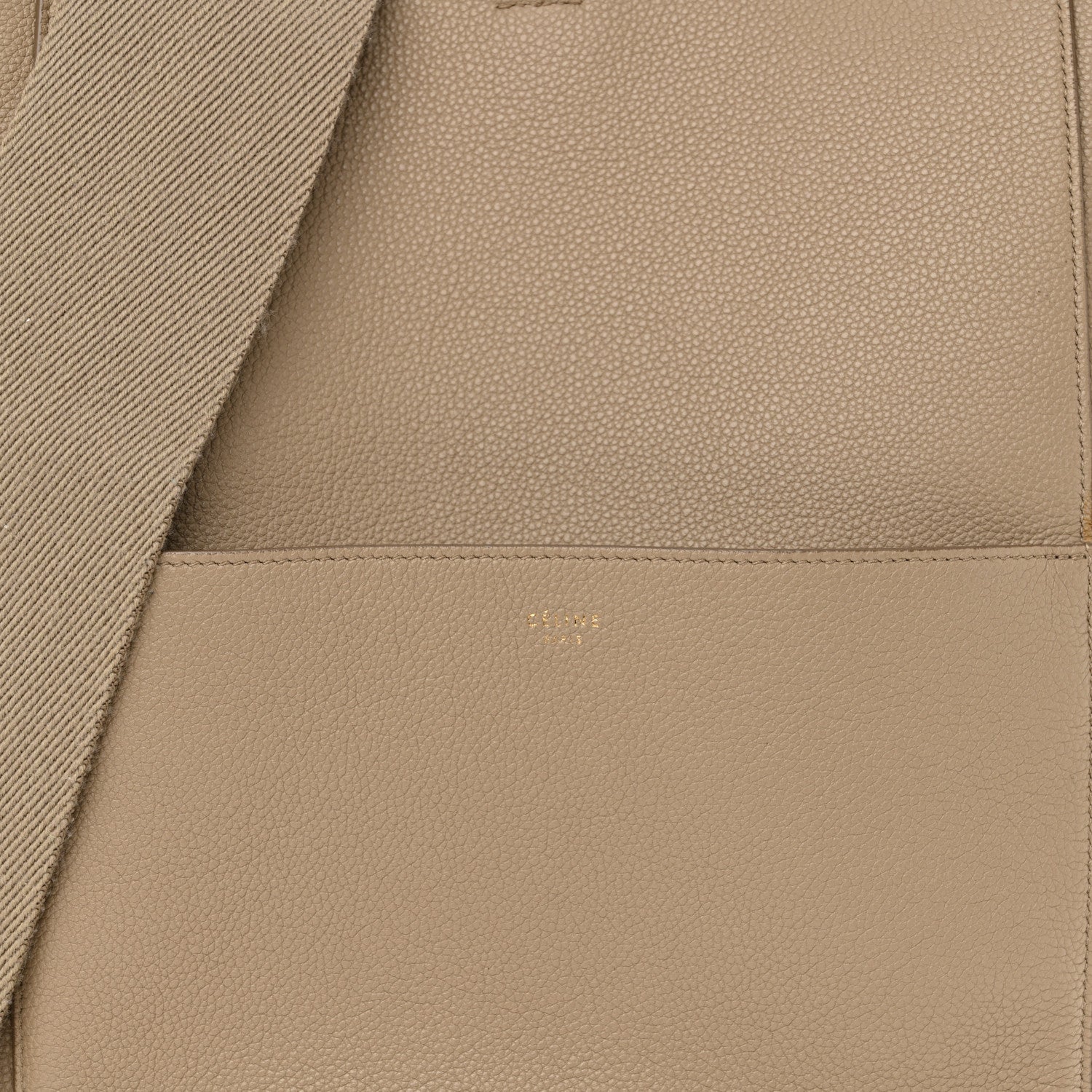 Celine Soft Grained Calfskin Sangle Bucket Bag Dune 8 of 13