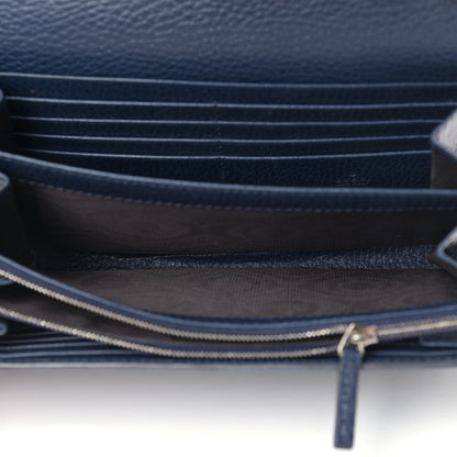 Gucci Dollar Calfskin Crystal Mini Dionysus Chain Wallet Blue Agata Black Diamond 5 of 9