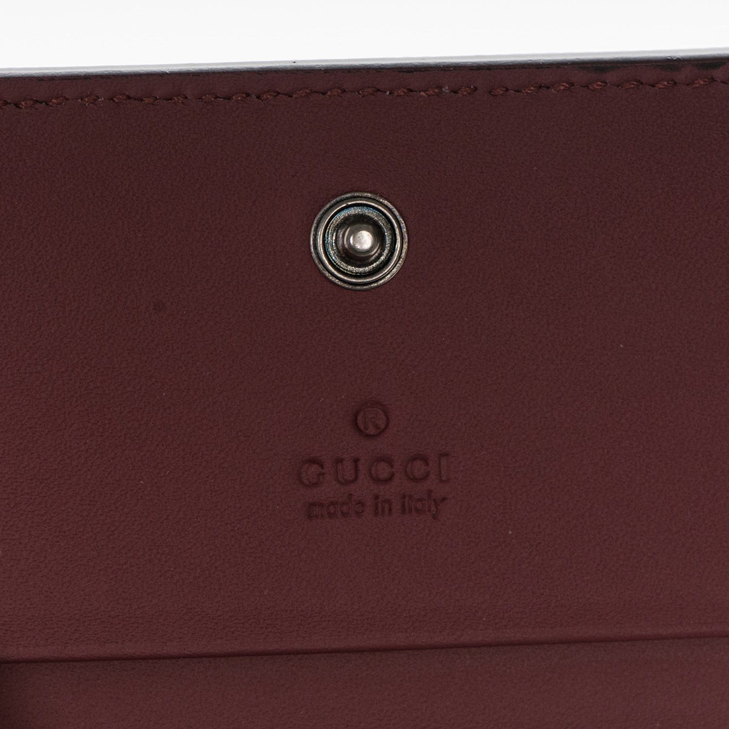 Gucci GG Supreme Monogram Blooms Card Case Beige Multicolor Dry Rose 5 of 7