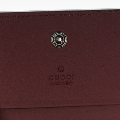 Gucci GG Supreme Monogram Blooms Card Case Beige Multicolor Dry Rose 5 of 7