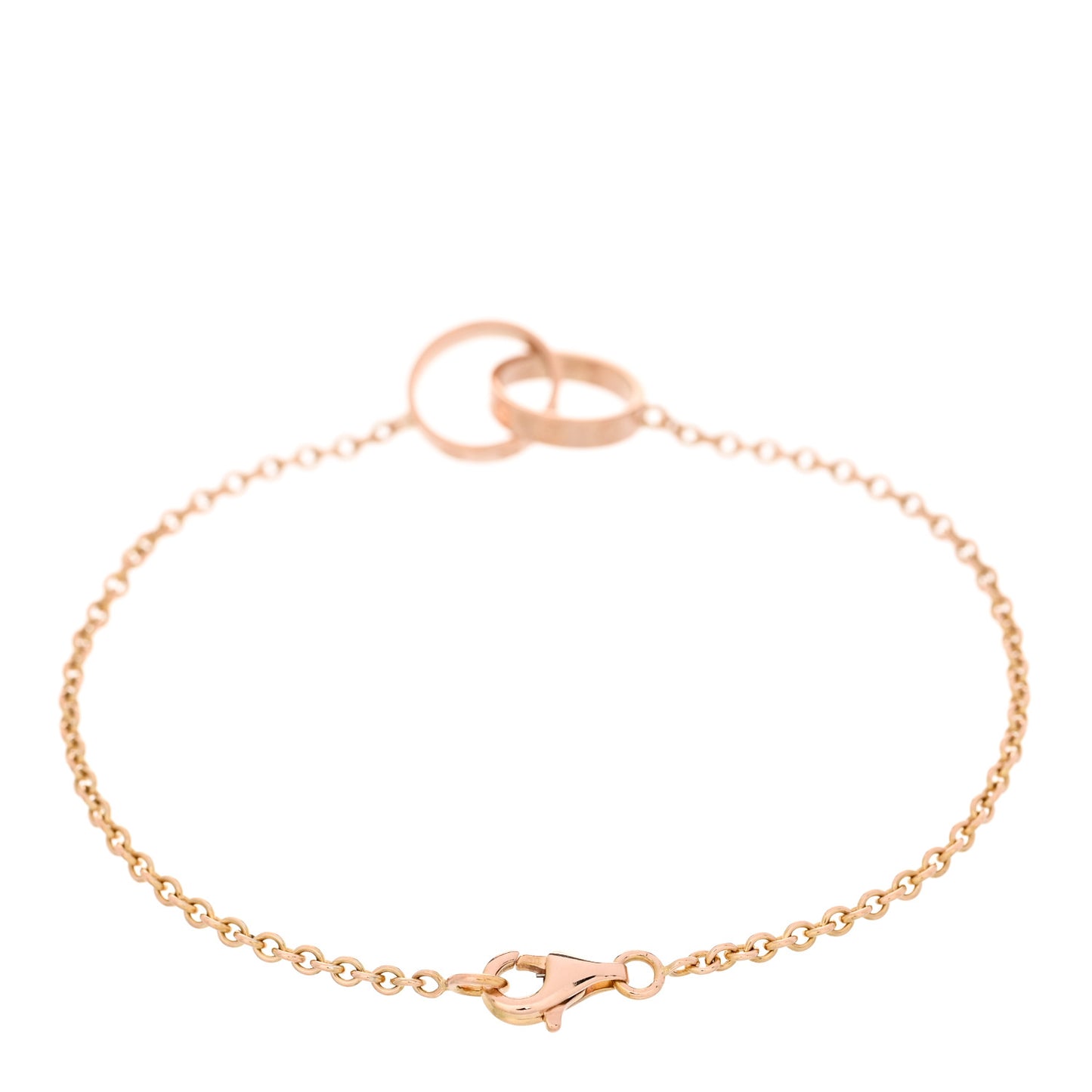 18K Pink Gold Interlocking LOVE Bracelet