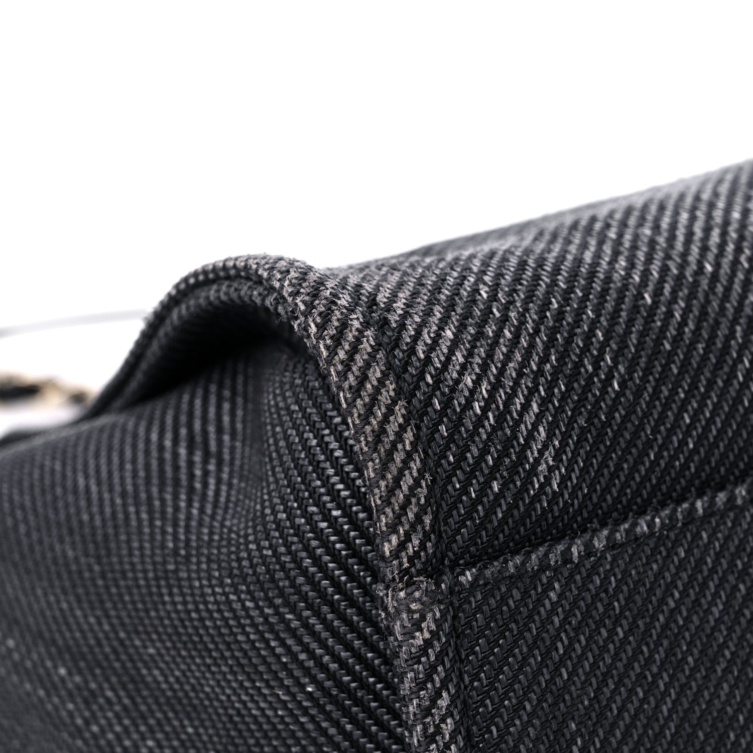 Chanel Woven Straw Raffia Medium Deauville Tote Black 8 of 16