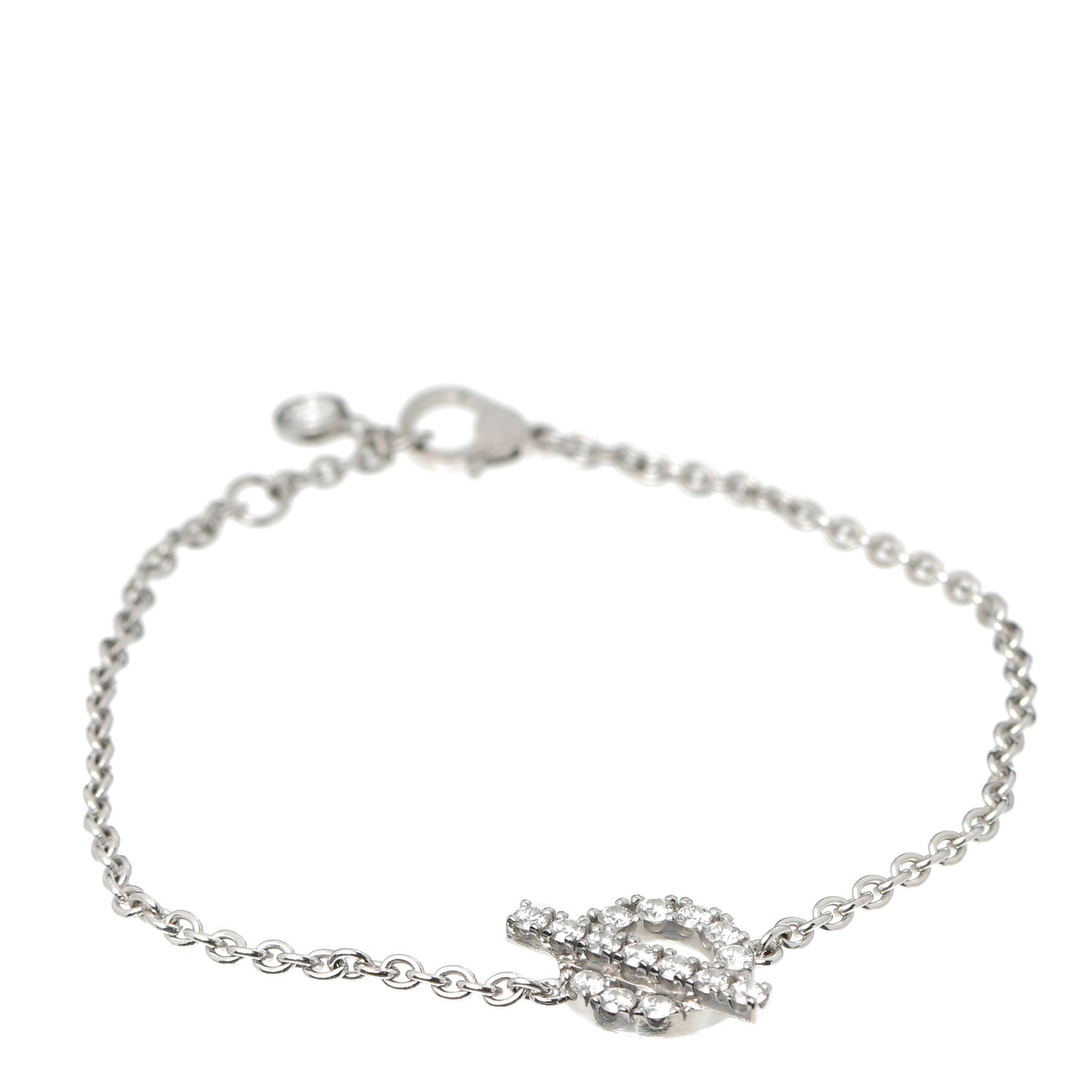 18K White Gold Diamond Finesse Bracelet ST