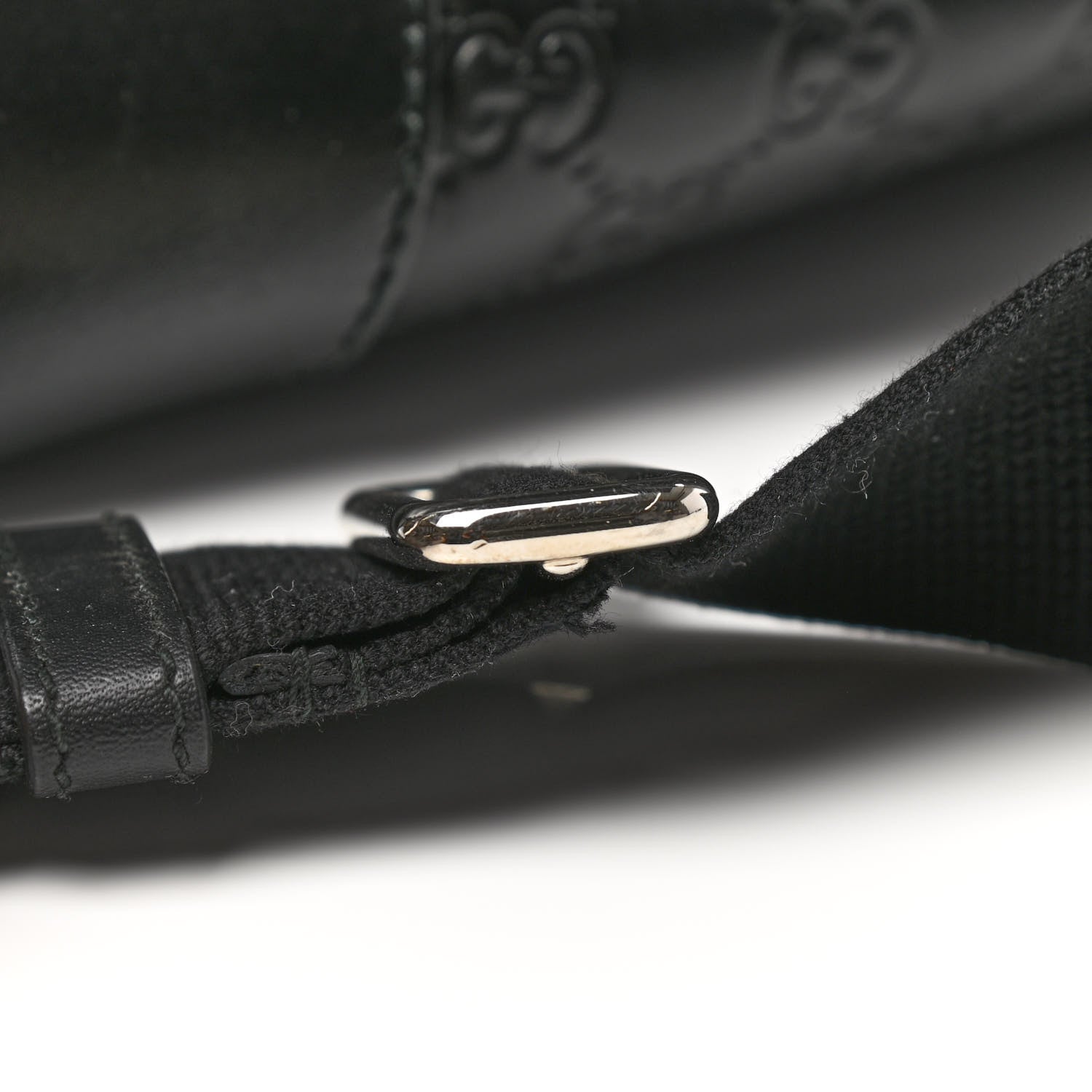 Gucci Guccissima Signature Large Duffle Black 16 of 17
