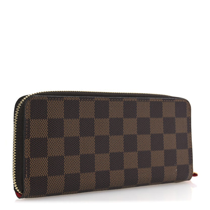 Louis Vuitton Damier Ebene Clemence Wallet Cherry 3 of 6
