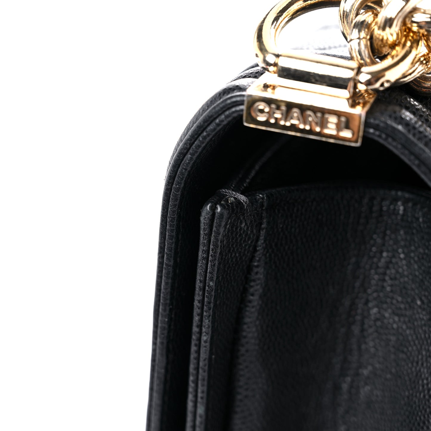 Caviar Quilted New Medium Boy Flap Black