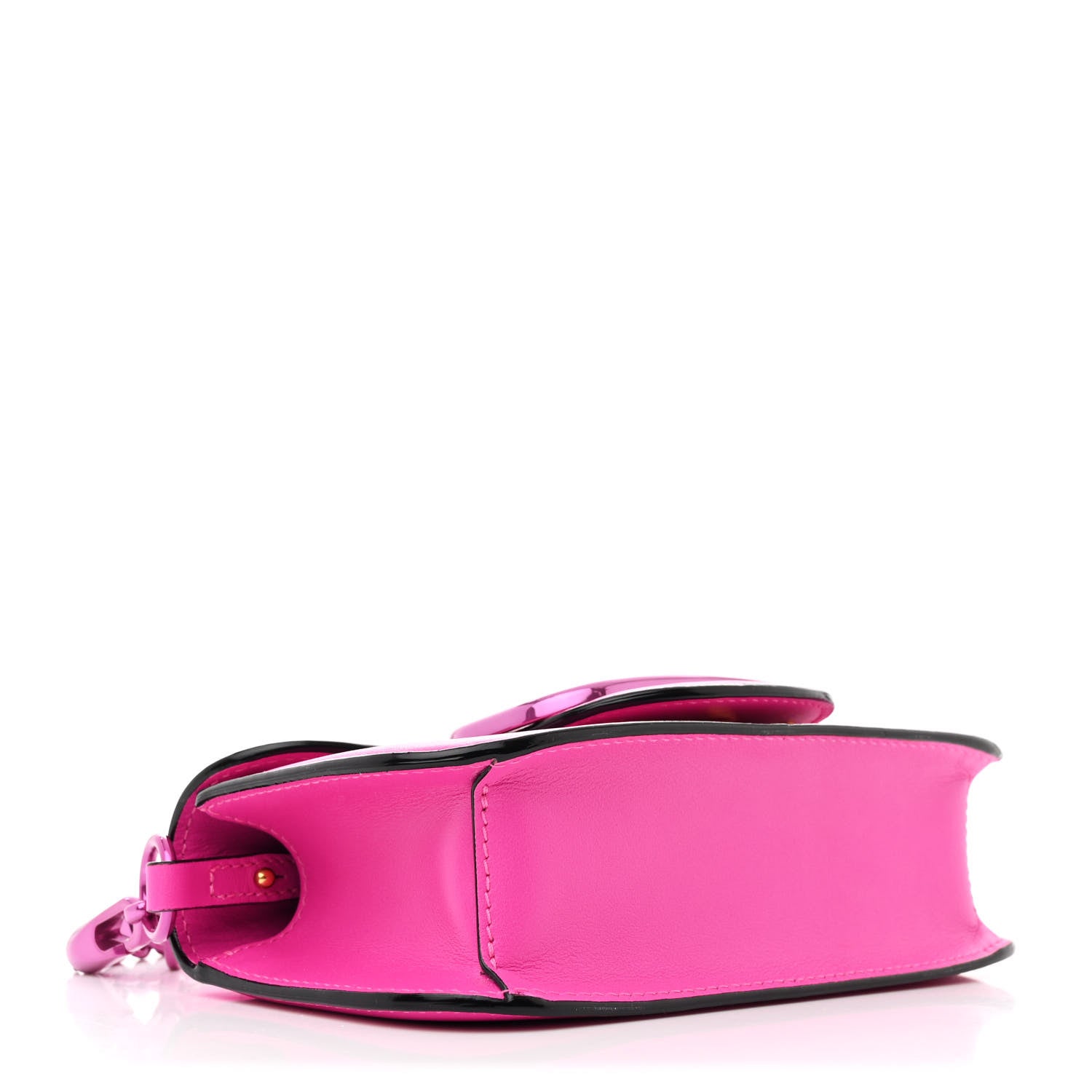 Valentino Garavani Calfskin Vlogo Small Loco Shoulder Bag Pink PP 4 of 11