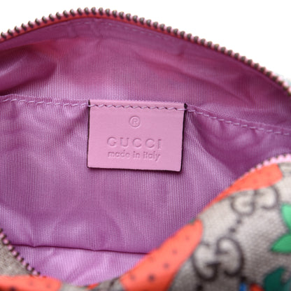 Gucci GG Supreme Monogram Strawberry Cosmetic Case 8 of 10