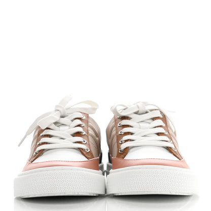 Hermes Calfskin Deep Sneakers 36 Multicolor White Gold 2 of 8
