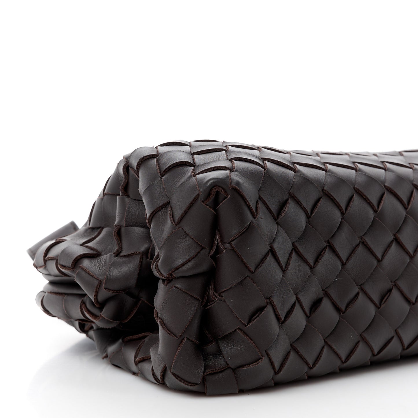 Nappa Intrecciato Pouch Shoulder Bag Brown