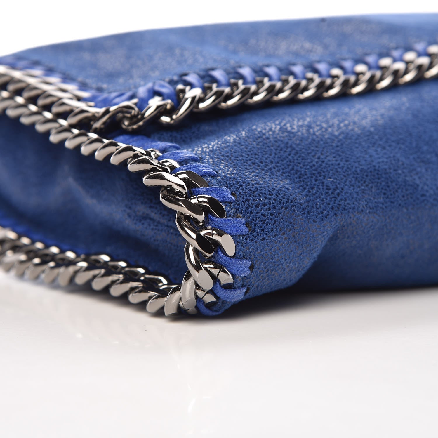 Stella McCartney Shaggy Deer Falabella Messenger Royal Blue 5 of 9
