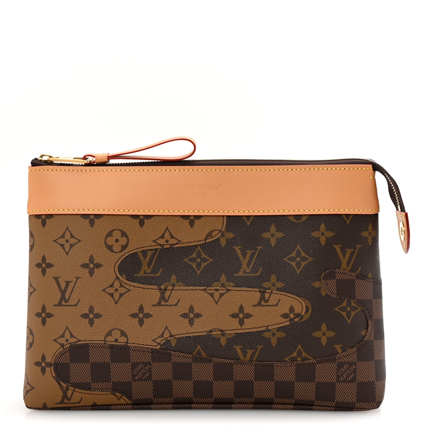 Reverse Monogram Drip Pochette Voyage Souple