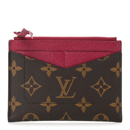 Louis Vuitton Monogram Zipped Card Holder Fuchsia 1 of 8