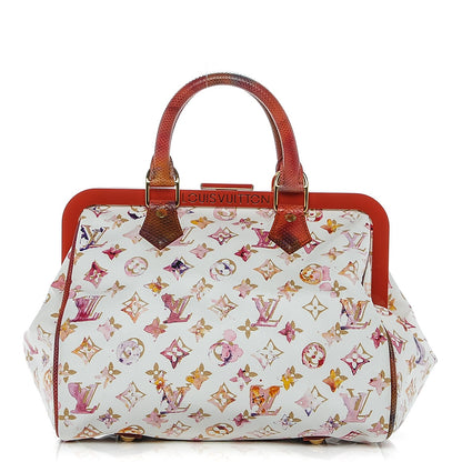 Louis Vuitton Watercolor Aquarelle Frame Speedy White 1 of 6