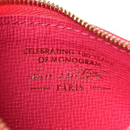 Louis Vuitton Monogram Origine Lin Key Pouch Rose Ruban 8 of 9