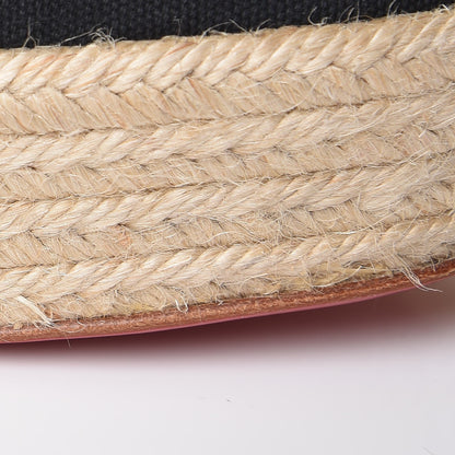 Christian Louboutin Canvas Mallorca Espadrille Wedges 40 Black 15 of 15