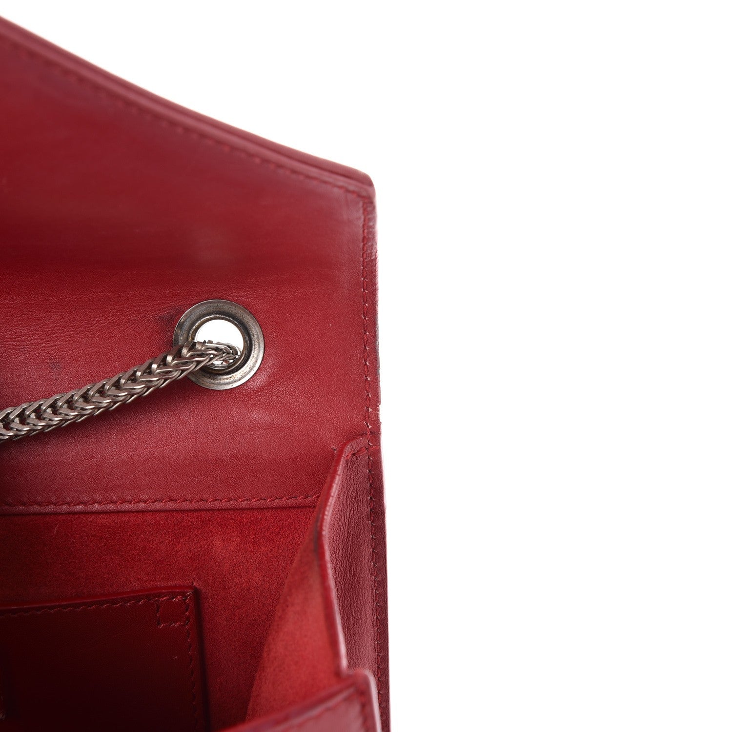 Saint Laurent Calfskin Small Betty Red 22 of 28