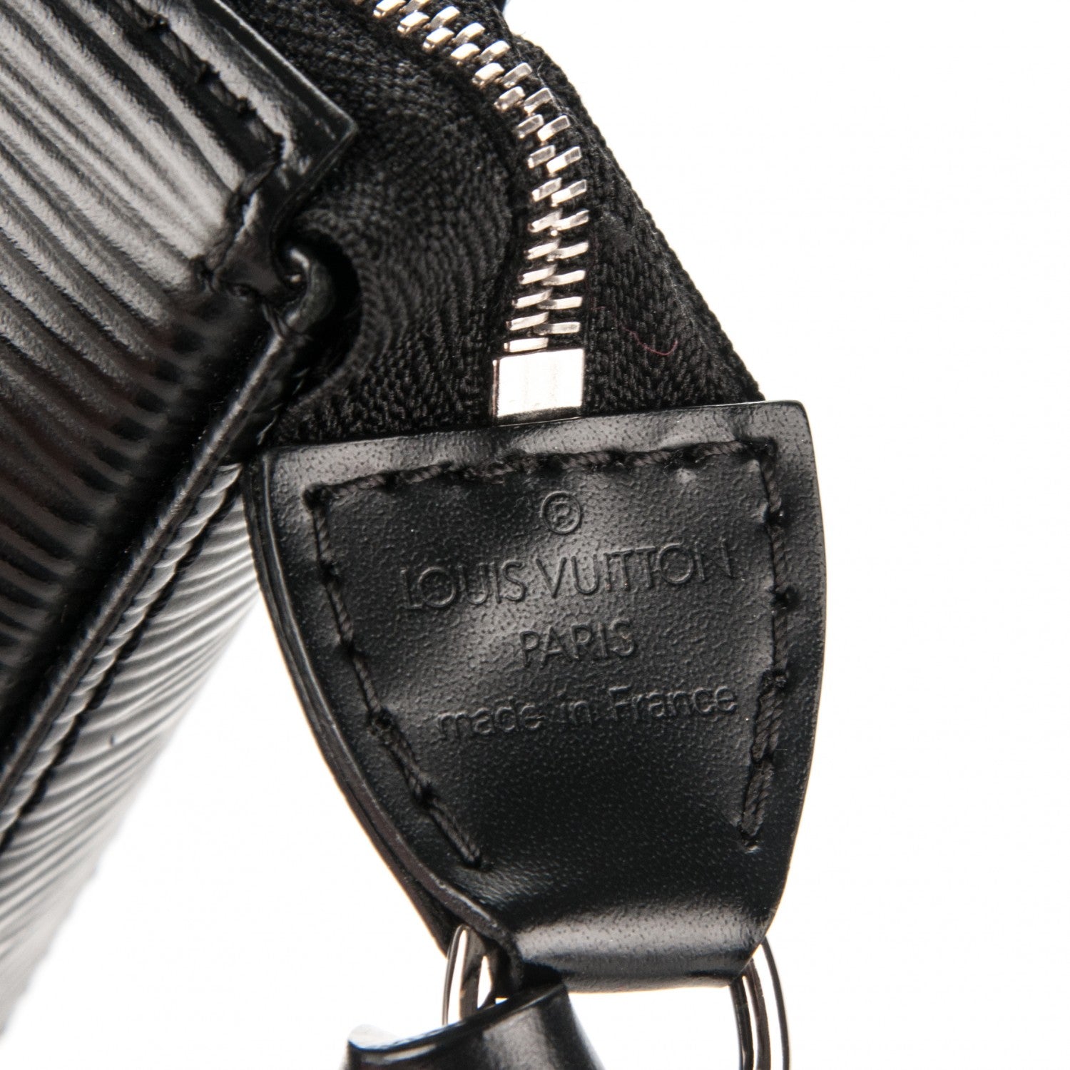 Louis Vuitton Epi Pochette Accessories NM Black 6 of 7