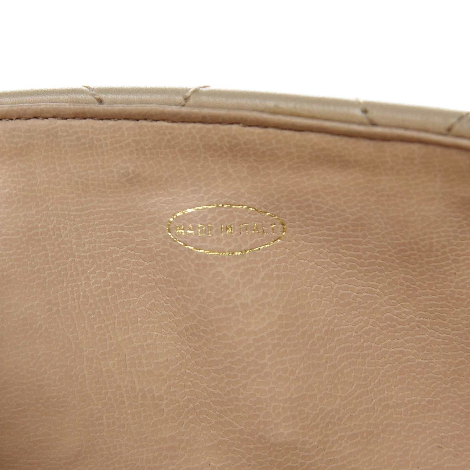 Chanel Lambskin Quilted Flap Waist Belt Bag Beige 8 of 15