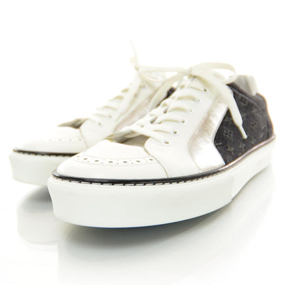 Louis Vuitton Denim Monogram Skate Low Sneakers 10 2 of 6