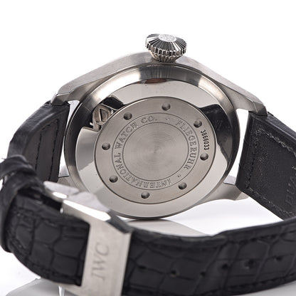 IWC Stainless Steel Alligator 46.2mm Schaffhausen Pilot Automatic Watch Black IW501001 5 of 6