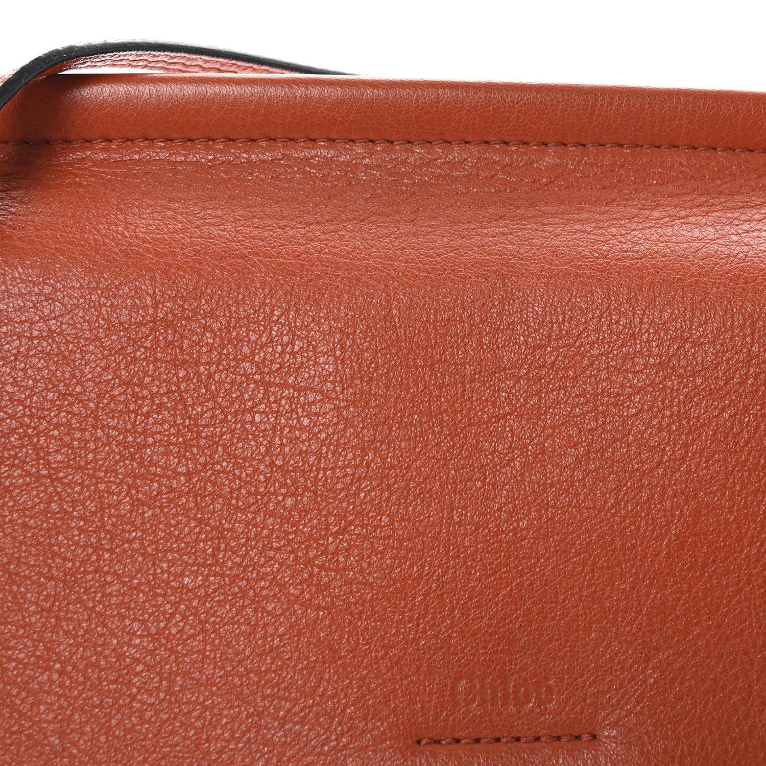 Chloe Goatskin Medium Faye Shoulder Bag Coral 8 of 10