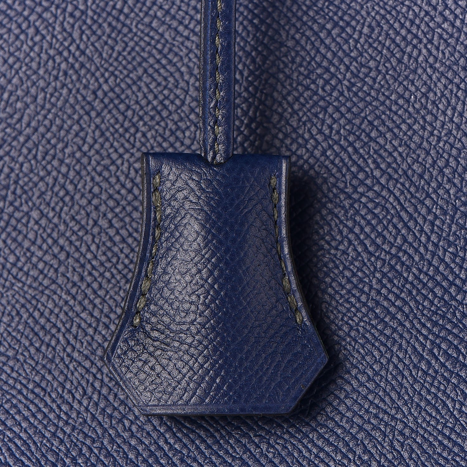 Hermes Epsom Horseshoe Birkin 40 Bleu Saphir Malachite 22 of 32