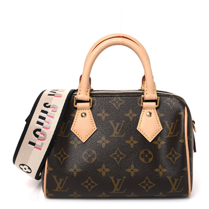 Louis Vuitton Monogram Speedy Bandouliere 20 Black 1 of 9