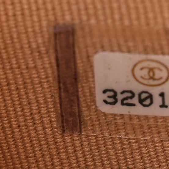 Chanel Caviar Quilted Crystal CC Flap Card Holder Beige 7 of 9