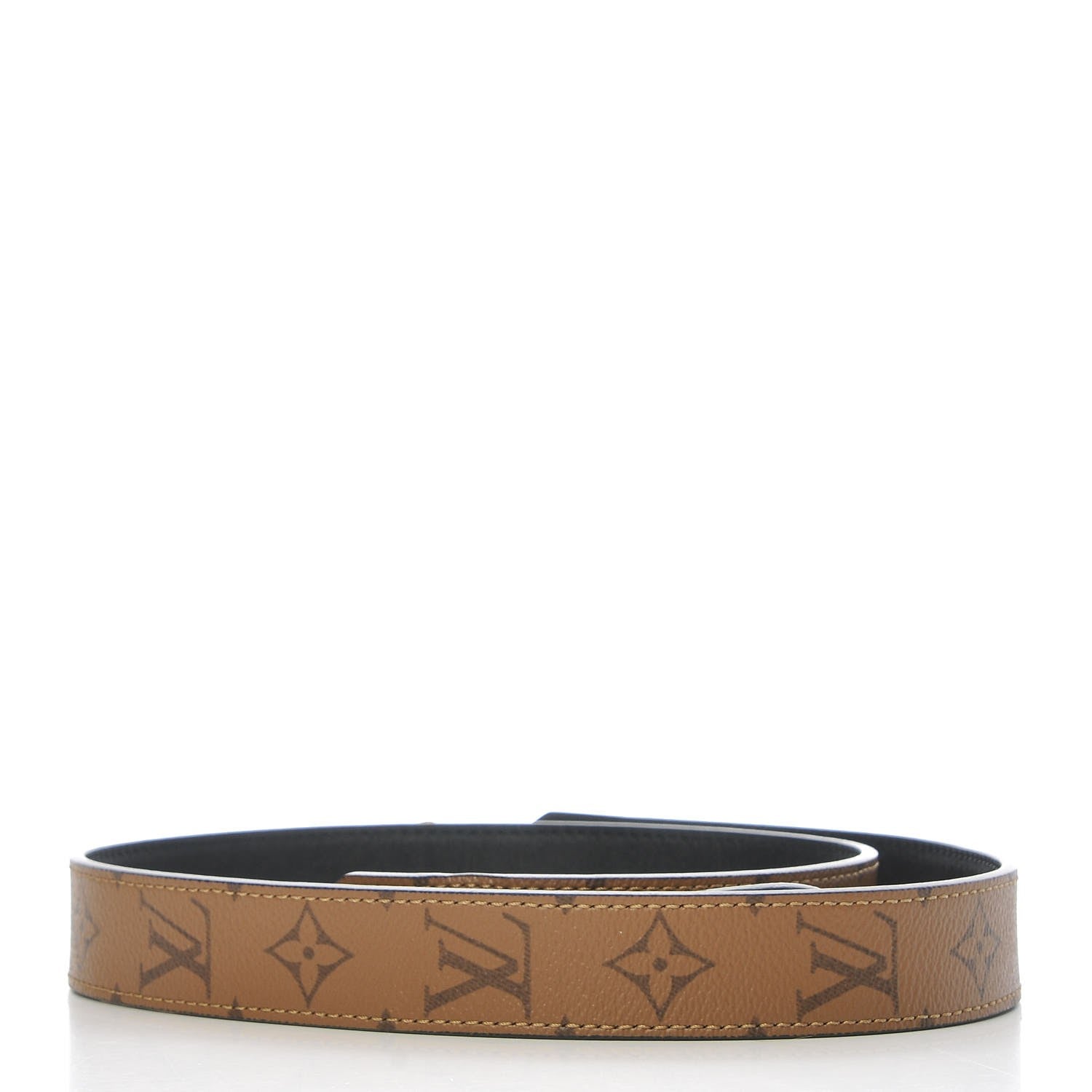 Louis Vuitton Reverse Monogram Bandouliere Shoulder Strap XL Black 2 of 7