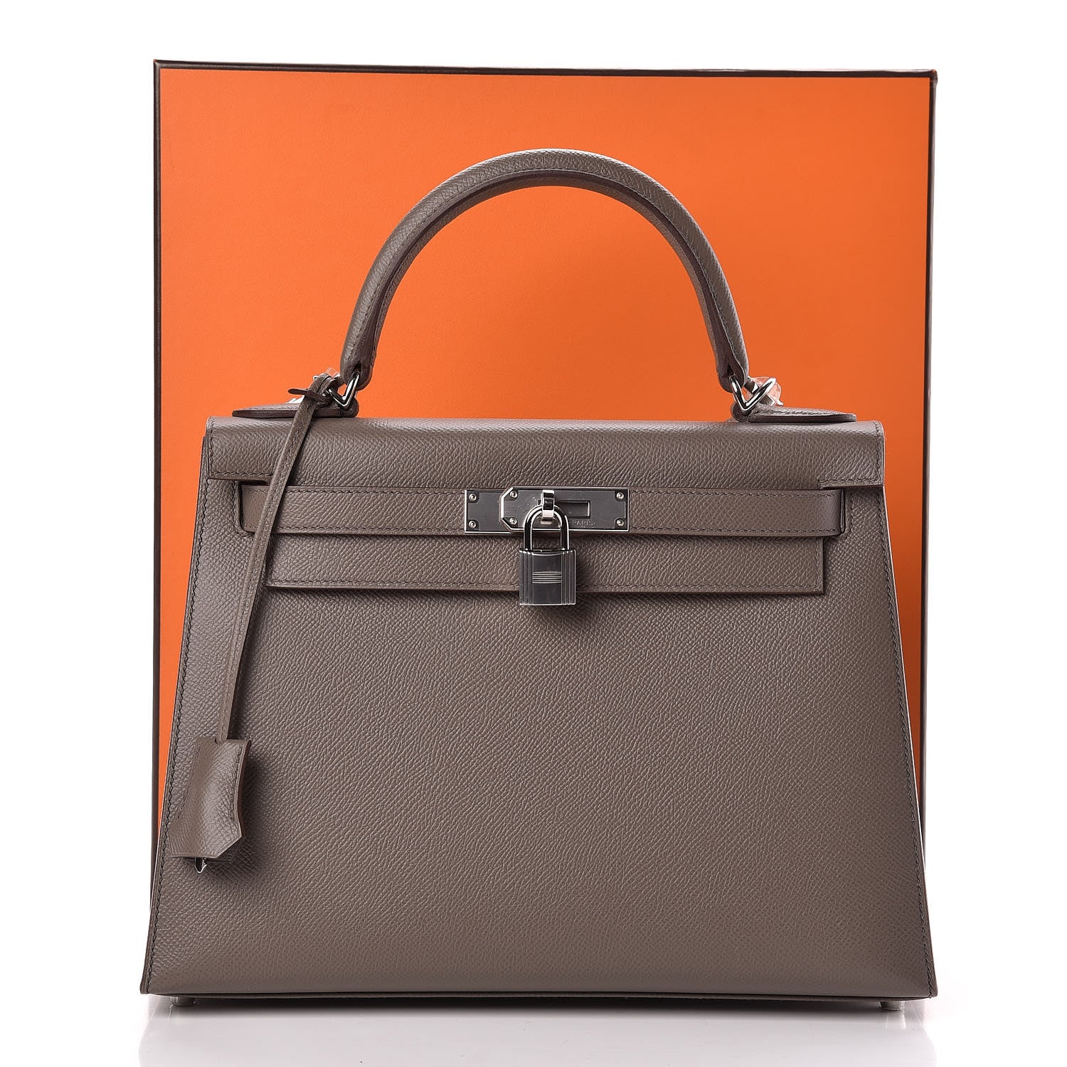 Hermes Epsom Kelly Sellier 28 Etain 11 of 11