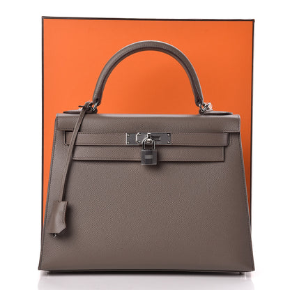 Hermes Epsom Kelly Sellier 28 Etain 11 of 11