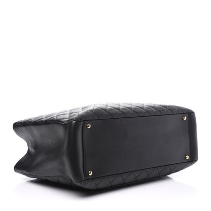 Chanel Caviar Quilted XL Grand Shopping Tote GST Black 3 of 10