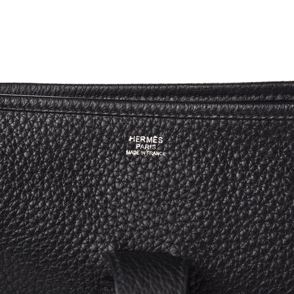 Hermes Taurillon Clemence Evelyne III TGM Black 6 of 16