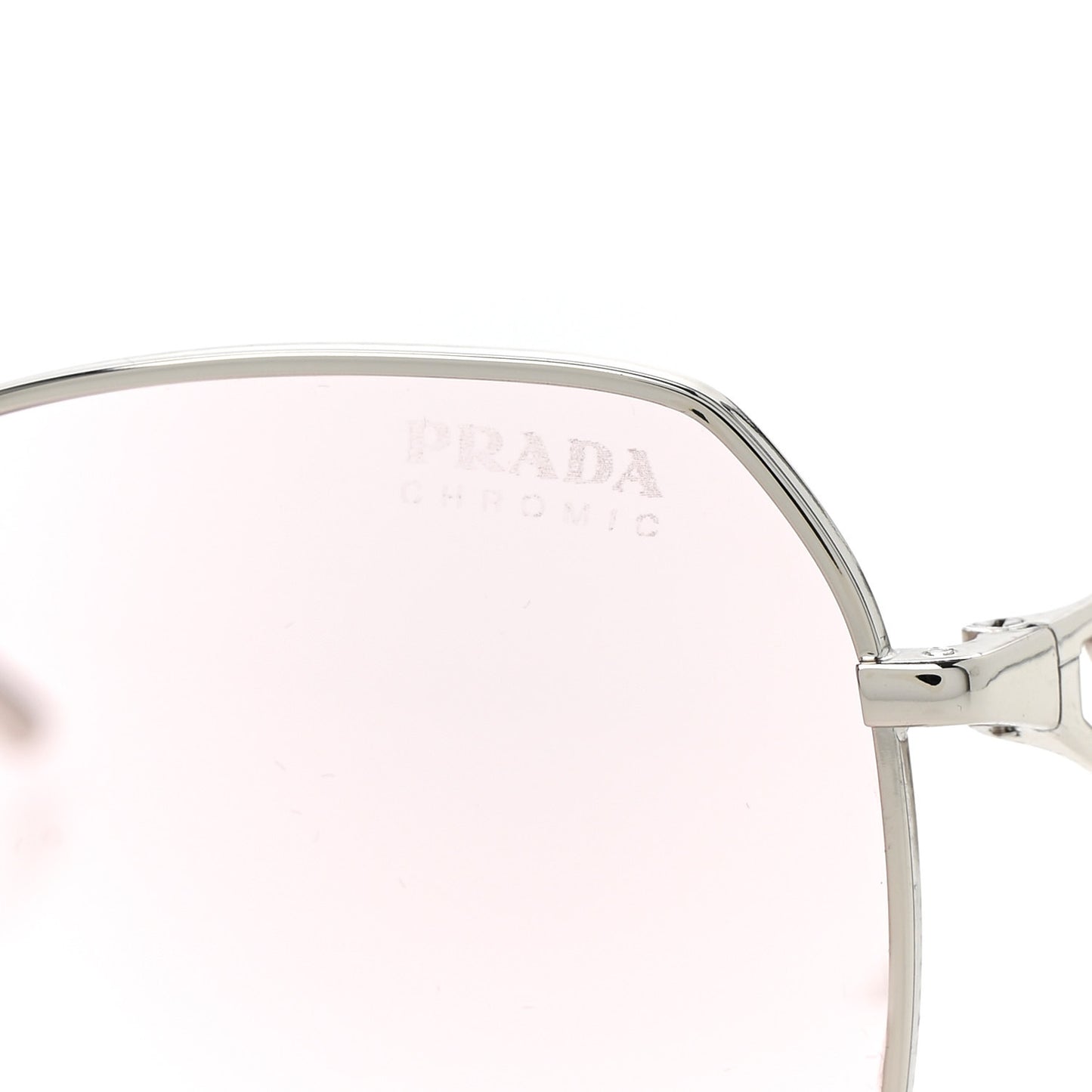 Metal Symbole Triangle Logo Sunglasses SPR57Y Pink