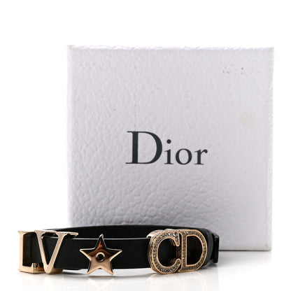 Christian Dior Calfskin My ABDior Double Bracelet Black 5 of 5