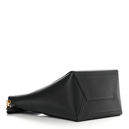 Celine Soft Grained Calfskin Sangle Bucket Bag Black 4 of 13