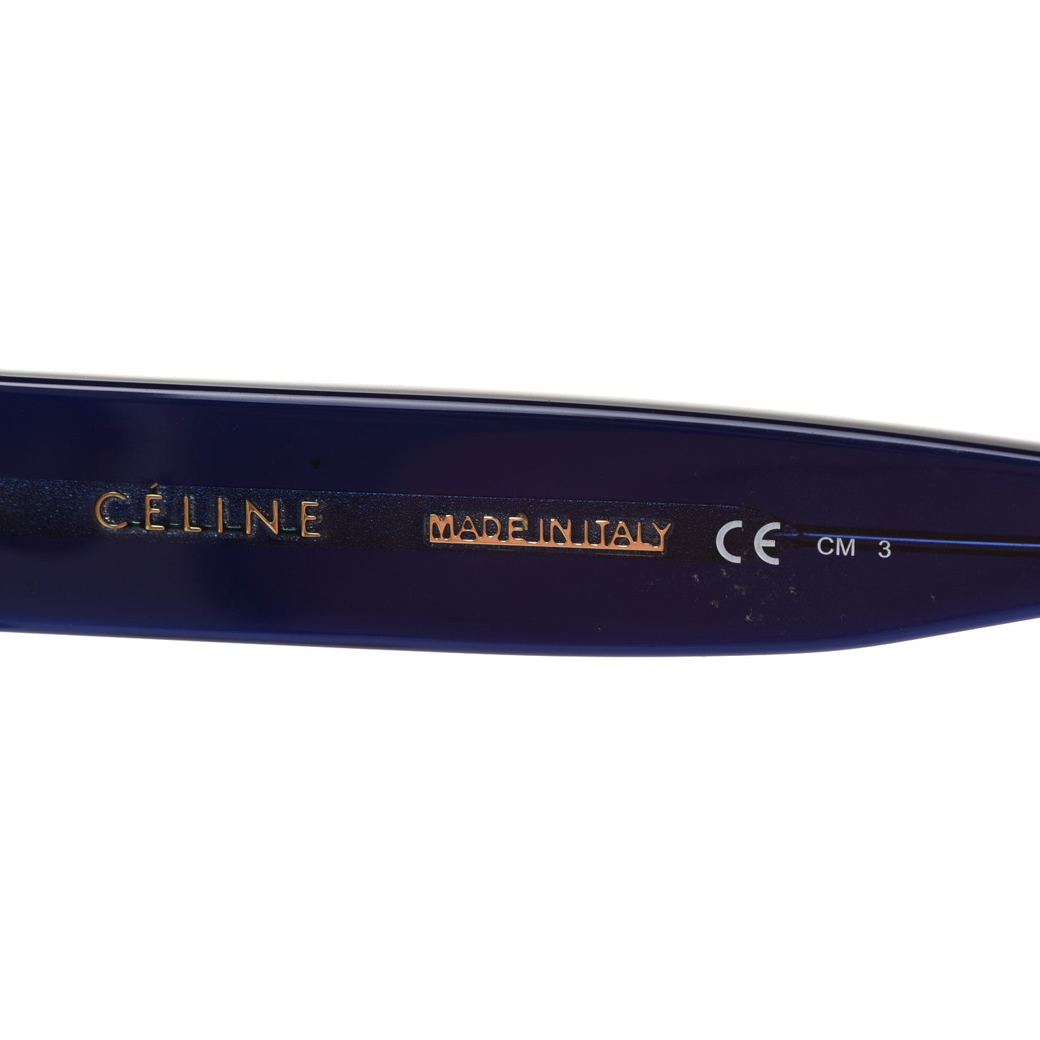 Celine Shadow Sunglasses CL 41026/S Blue Havana 6 of 6