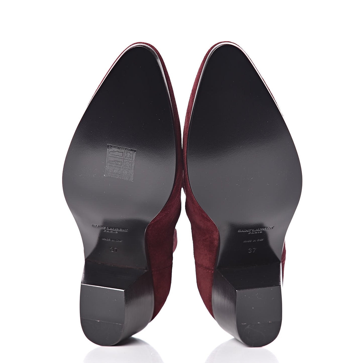 Suede Chelsea Boots 37 Wine