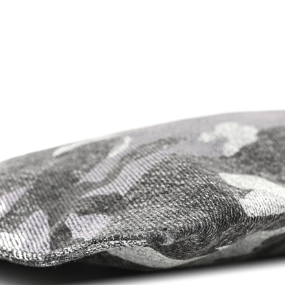Marc Jacobs Denim Camo XL The Sack Flat Pouch Grey 8 of 9