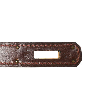 Hermes Box Kelly Retourne 35 Havane 6 of 13