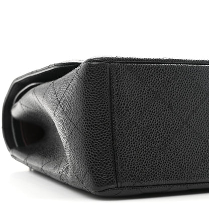 Chanel Caviar Quilted Maxi Double Flap Black 9 of 10
