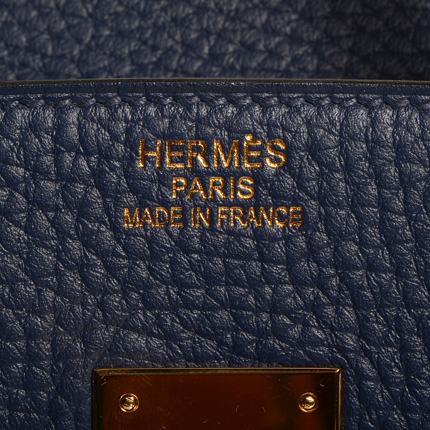 Taurillon Clemence Birkin 35 Bleu de Prusse