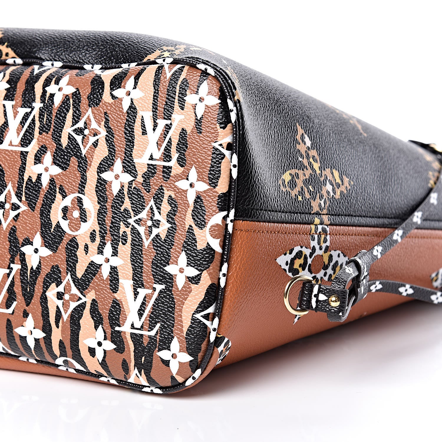 Louis Vuitton Monogram Giant Jungle Neverfull MM Black 10 of 10